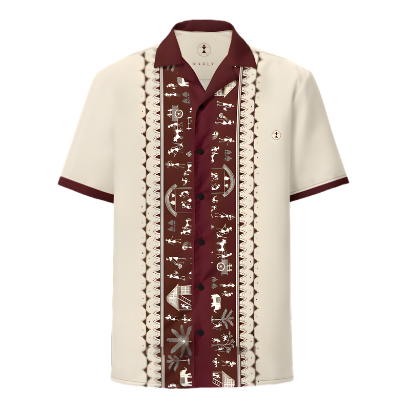 Warli Village Life — panel-print series